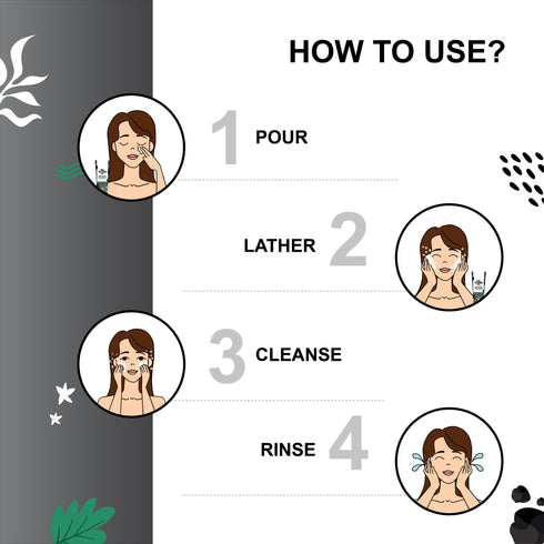 the beauty co Charcoal Face Wash With Salicylic Acid For Pore Minimizing